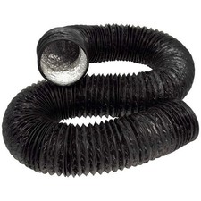 Combi Ducting 10M 4-12 Inch Lightproof Ventilation Duct Vortex Black