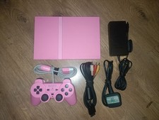 Pink PS2 Slim Model (SCPH-77003) - Playstation 2 Pink Console & Pink Controller!