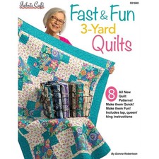 Fabric Cafe Fast Fun 3Yard Quilts Book Pattern Sewing Craft Project Guide