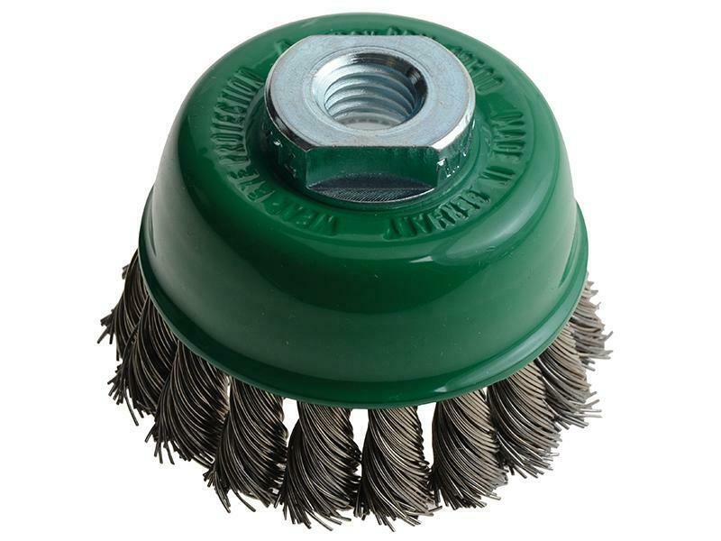 Lessmann Knot Cup Brush 65Mm M14 X 20 X 0.50 Stainless Steel Wire LES482817
