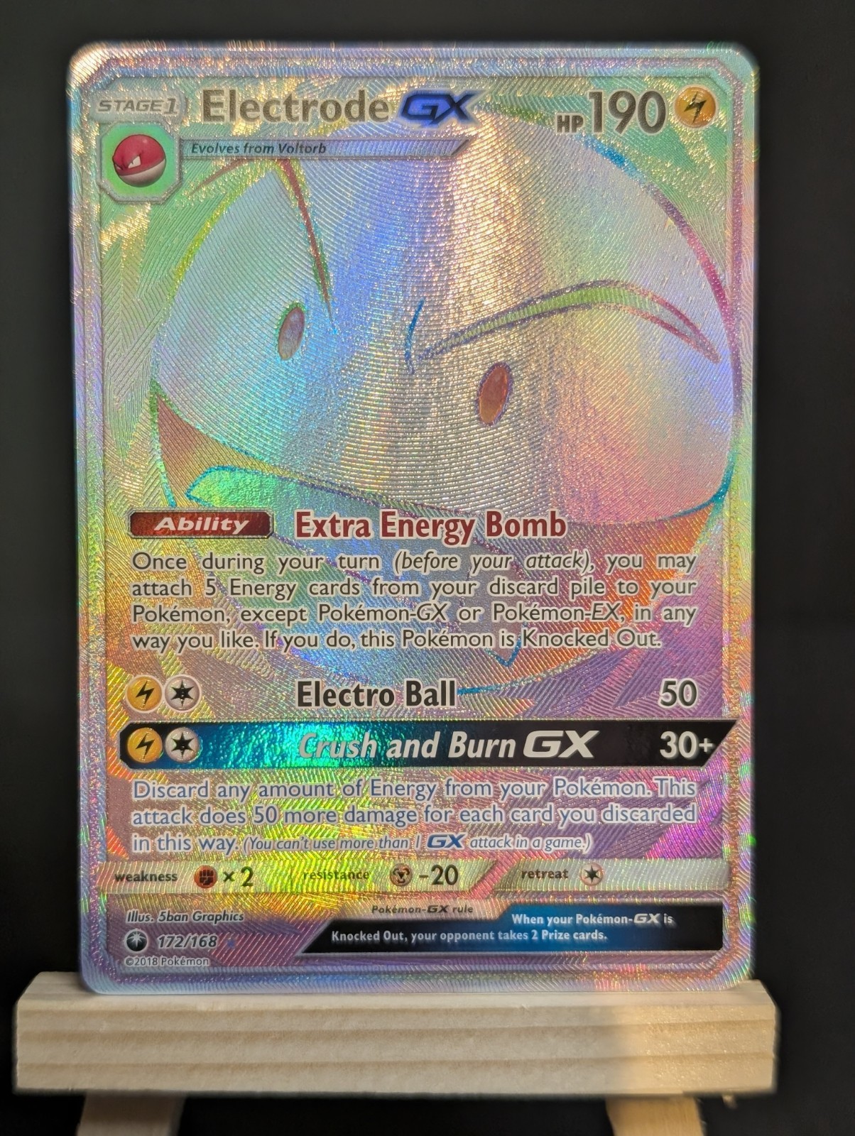 Electrode GX (Secret) 172/168 Sm-Celestial Storm Holo