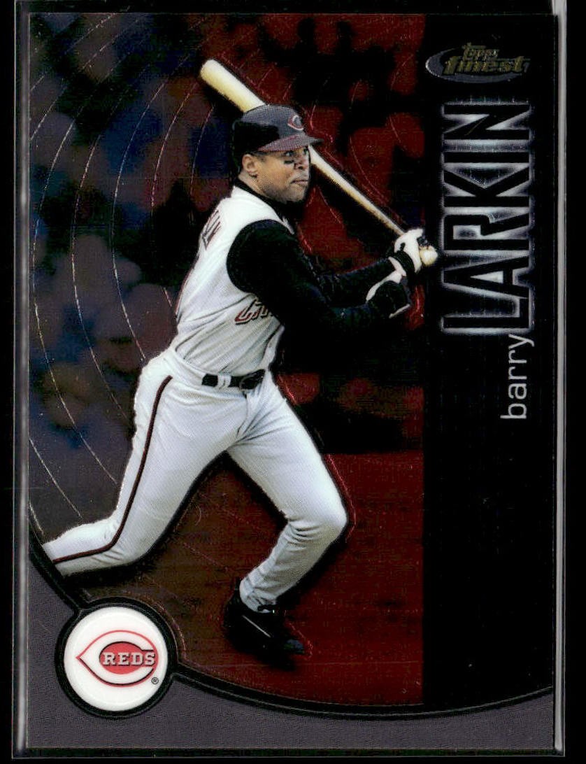 2001 Topps Finest Barry Larkin #62 NM