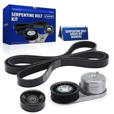 JC Whitney Serpentine Belt Kit Tensioner Idler 4.0L Ford Explorer Ranger B4000