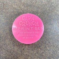 Vintage Cap'n Crunch Imprint Set Stamp Captain Cereal Premium Quaker Oats