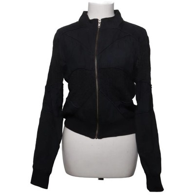 NÜ Denmark, Bomberjacke, Damen, Größe: M, Schwarz, Baumwolle/Viskose #UmA