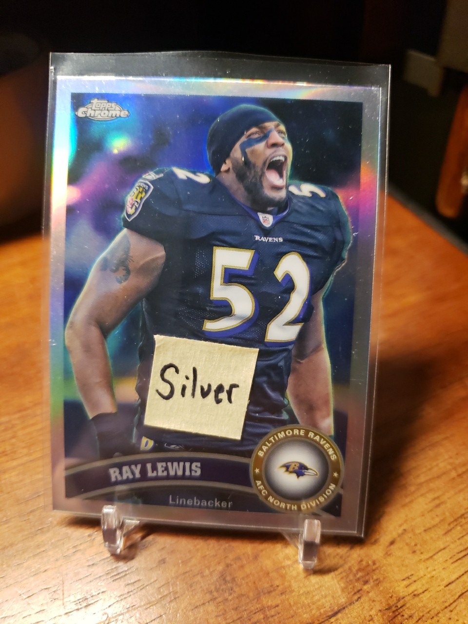 2011 Topps Chrome Ray Lewis 2 Refractor