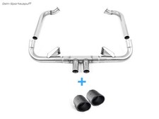 Milltek Racing-Anlage Porsche Boxster 2.5l GTS Typ 718 2x100mm Carbon