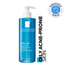 La Roche-Posay Effaclar Purifying Foaming Gel 400ml-Cleanser for Oily Acne-prone