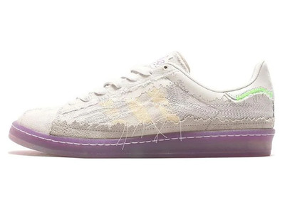 Sz 6.5 - adidas Campus Youth of Paris 'White Purple' ID6805
