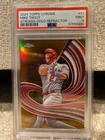 2024 Topps Chrome #S1 Mike Trout Strokes-Gold Refractor 18/50 PSA 9