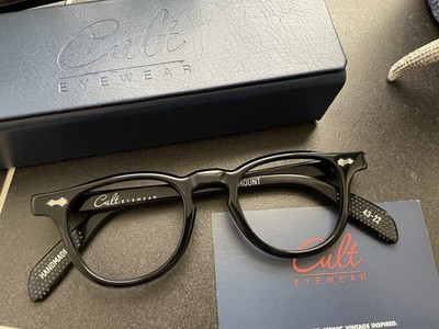 Cult Fairmount Brillenfassung Brille Night Black 43-22 James Dean Brille