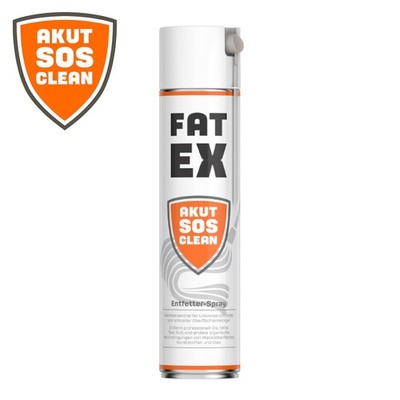 Akut SOS Clean FAT EX Oberflächen Entfetter Spray für Öle, Fette, Teer, Ruß 0.6L