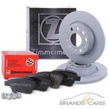 ZIMMERMANN BREMSSCHEIBEN + BELÄGE HINTEN FÜR VW GOLF 6 5K 7 5G