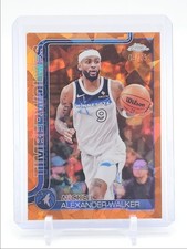 NICKEIL ALEXANDER-WALKER 2025-26 TOPPS CHROME SAPPHIRE ORANGE /25 Q5752