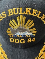 USS Bulkeley DDG 84 Official Ship Command Issued Hat Ball Cap Made In USA