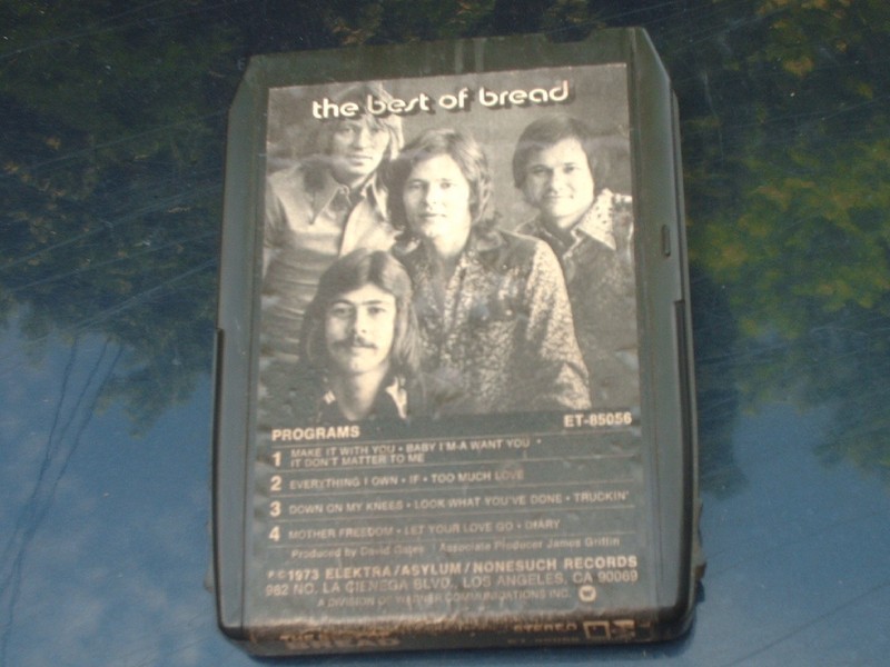 The Best of Bread 8 track tape, preowned, not tested, sold as is