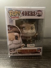 Funko POP! NFL 2024 San Francisco 49ers Santa #279 FANATICS EXCLUSIVE! w/protect