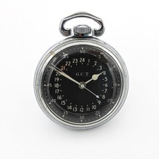 1941 Hamilton GCT 16s 22j Grade 4992B 24-Hour Military Pocket Watch #WB3652-5