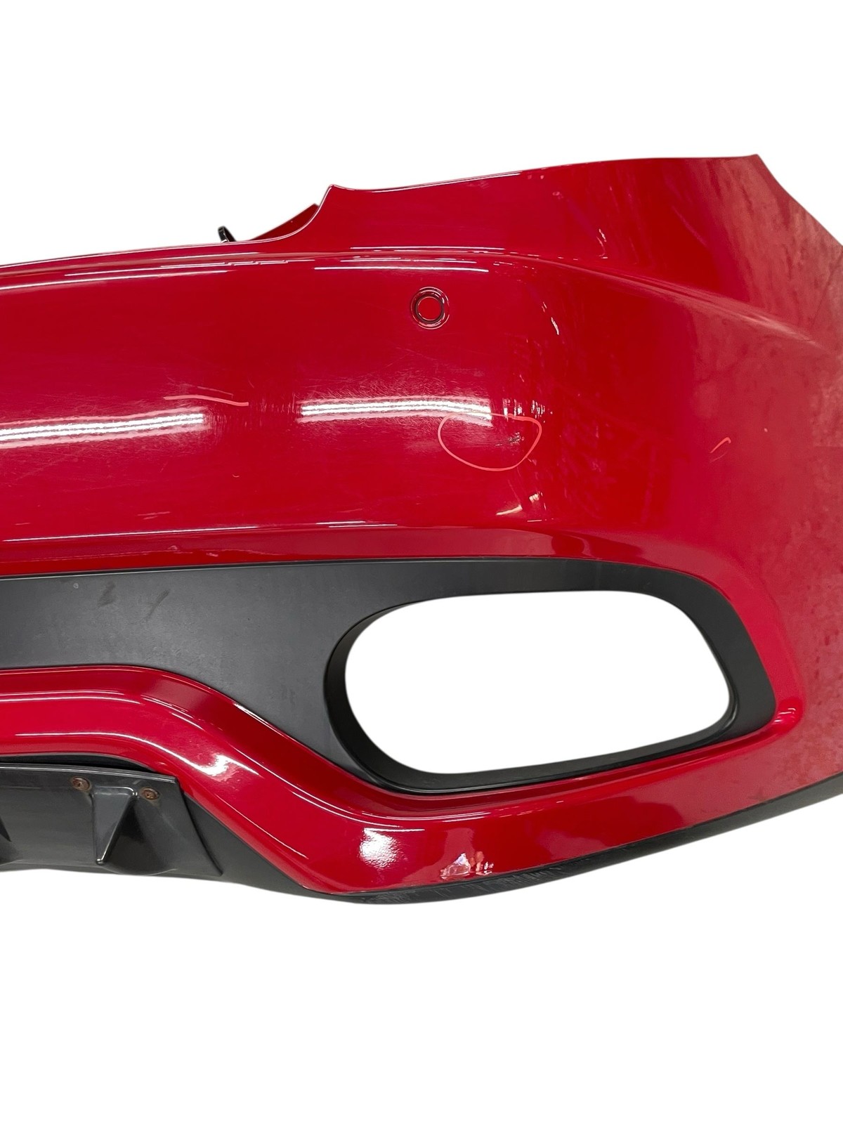 2008-2016 MASERATI GRANTURISMO 4.7L RWD REAR BUMPER COVER ROSSO TRIONFALE (RTR)