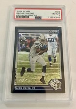 2024 Score Reggie Wayne Gem Master 1 Of 1 PSA 8