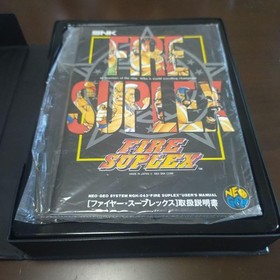 Neo Geo Aes Fire Suplex 3 Count Bout Rom Cartridge Fighting Wrestling Game JP
