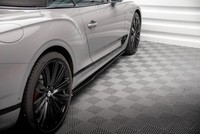 Seitenschweller Ansatz FüR Bentley Continental GT Mk3 Schwelleransatz Schwarz