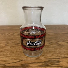 Vintage Godfathers Pizza Coca Cola Carafe Pitcher Godfathers Pizza Pitcher ~ 7 C