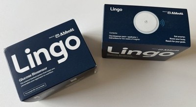 2 Lingo Continuous Glucose Biosensor Monitor (CGM) - SEALED EXP 08/2026