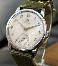 Rare 1960 Omega 267 Pre Ranchero Men’s Military Style Watch With Original Box 