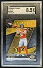 2024 Panini Illusions Bo Nix Amazing RC Gold Rookie #/25 Broncos SGC 8.5