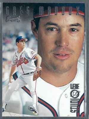 1996 Leaf Studio - Greg Maddux #18 - Atlanta Braves HOF