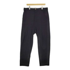 Vivienne Westwood MAN Sweat cotton Saruel pants black 5-0125G  
