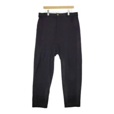 Vivienne Westwood MAN Sweat cotton Saruel pants black 5-0125G∞