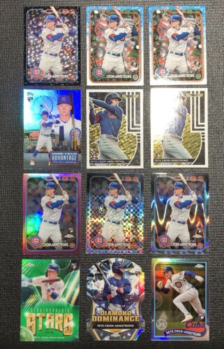 2024 Topps Update Series Pete Crow-Armstrong Home Field Advantage Lot x12 SSP