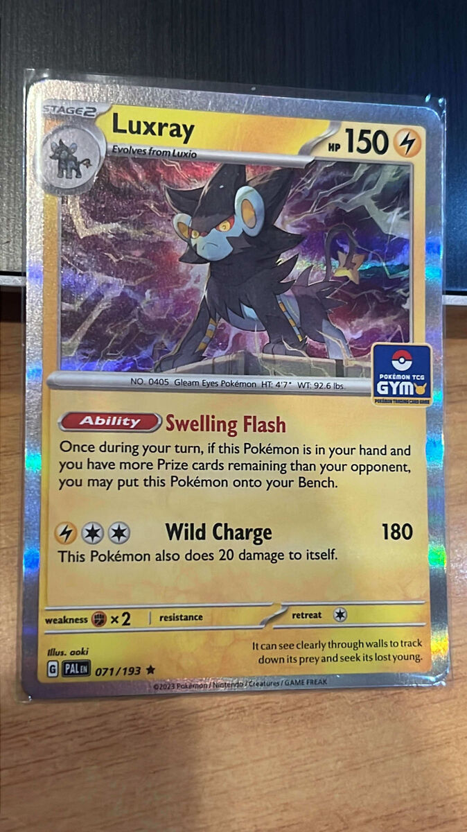 Pokemon English Luxray Gym Promo Stamp Pika Asia Exclusive Pokemon English Luxray Gym Promo Stamp Pika Asia Exclusive