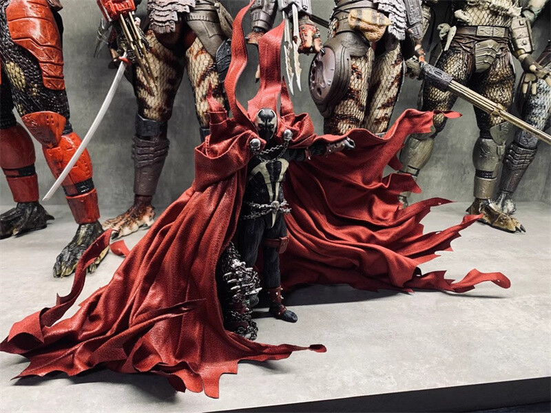 Ultimate Wired Cape Cloak & Metal Chain x 2 for 7'' McFarlane