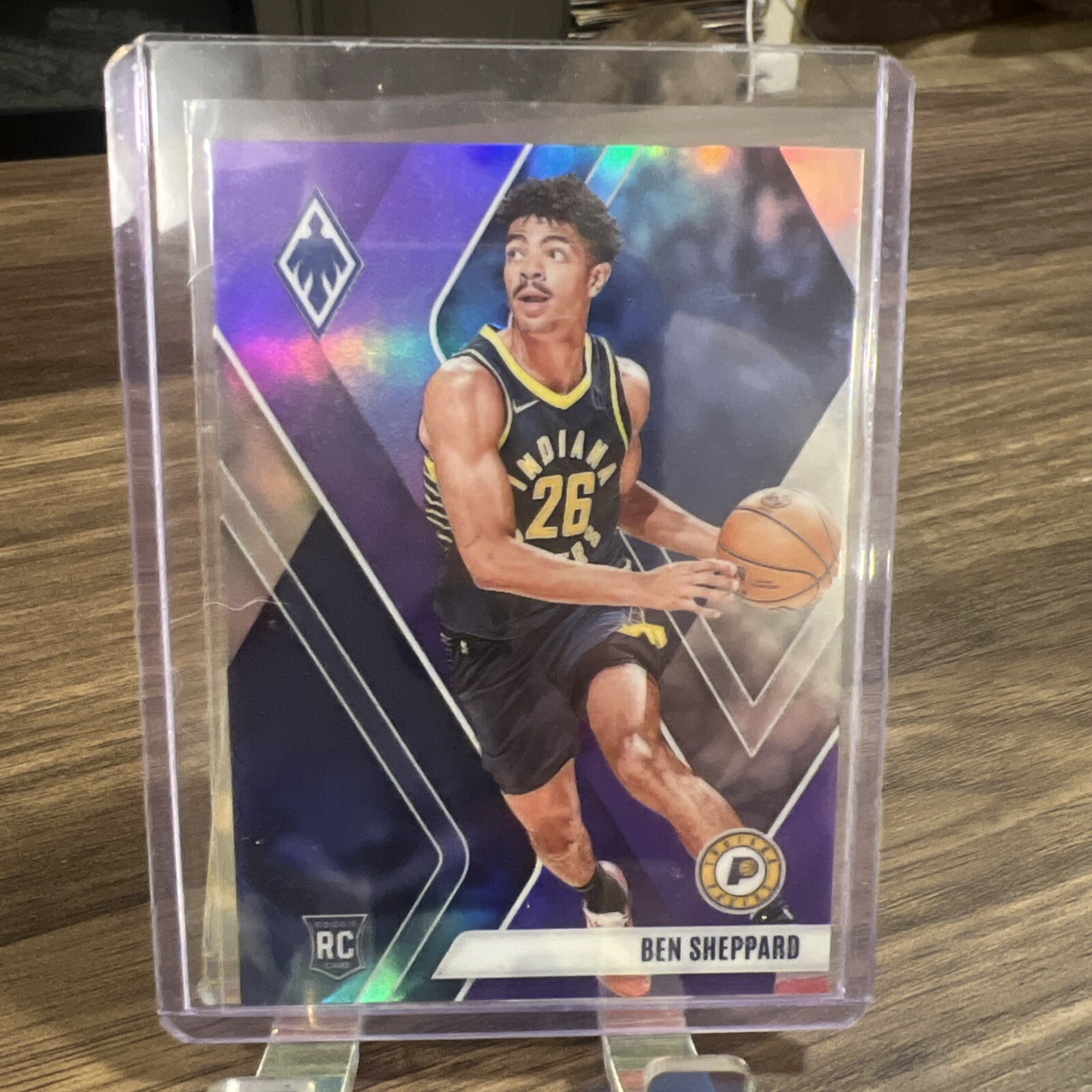 2023-24 Panini Phoenix Basketball Ben Sheppard Rookie Purple Prizm /150 #253