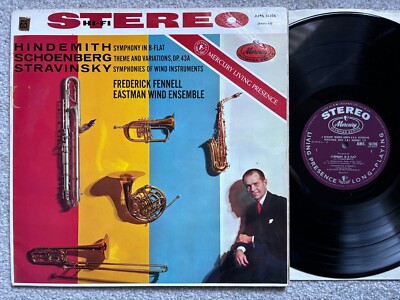Hindemith et al.- Symphony in B flat etc.- Fennell - Mercury stereo LP AMS 16106