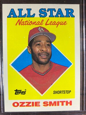 Ozzie Smith Baseball Card #400 Topps 1987 Stolen Bases Leader