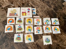 Smurf Smurfs Vintage Sticker Lot of 22 80s