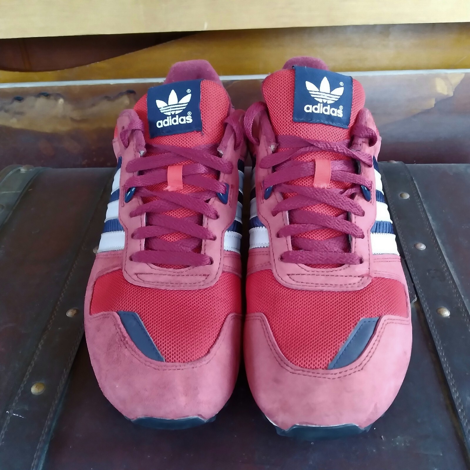 mens adidas burgundy zx 700 trainers