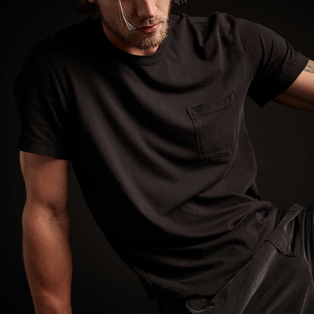 James Perse Clothing Men's Classic black w/Pocket T-shirt tee | eBay