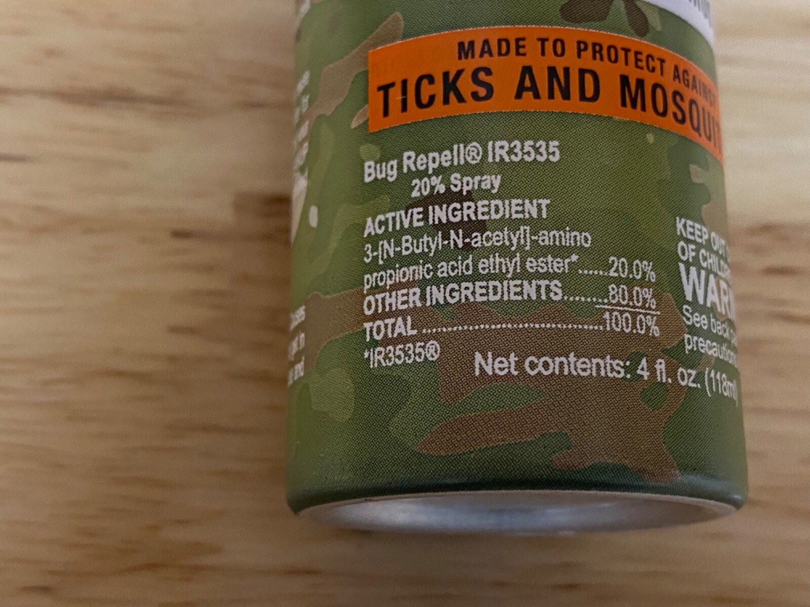 MILITARY BULLSEYE BUG INSECT MOSQUITO SPRAY REPELLENT PROTECTION DEET FREE 2 pcs Vocabulary Today