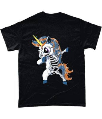 UNISEX- GOTHIC DEAD UNICORN, GOTHIC UNICORN T-SHIRT