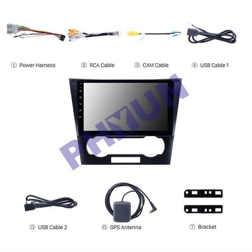 9" Android 10 Car Radio 1GB+16GB GPS Navigation For Chevrolet Epica 2006-2012 - Picture 2 of 12