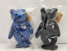 Dale Earnhardt Sr. Jr.-23 KARAT GOLD'n BEARS Beanbag Plush- Set of 2 N.I.B.