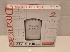 Authentic OEM Sega Dreamcast 4x Memory Card HKT-4100 Tested  Cleaned 
