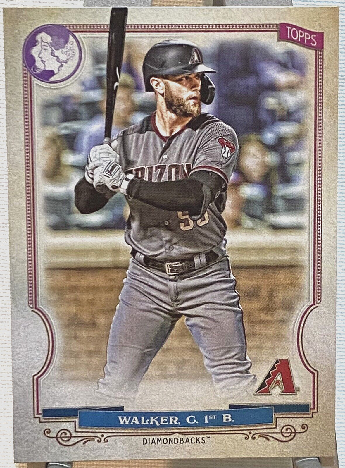 2020 Topps Gypsy Queen Logo Swap Variation Christian Walker #256 Diamondbacks