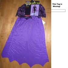 Womens Adult Glitter SPIDERWEB Hooded Cape Halloween Costume Witch Ghoul NWT
