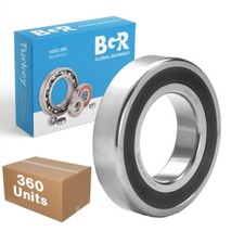 BGR 360 pcs 6002 2RS High Quality Double Rubber Sealed Ball Bearing, 15x 32x 9mm